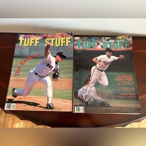 Vintage Tuff Stuff Baseball Magazine Set July and Aug 1991